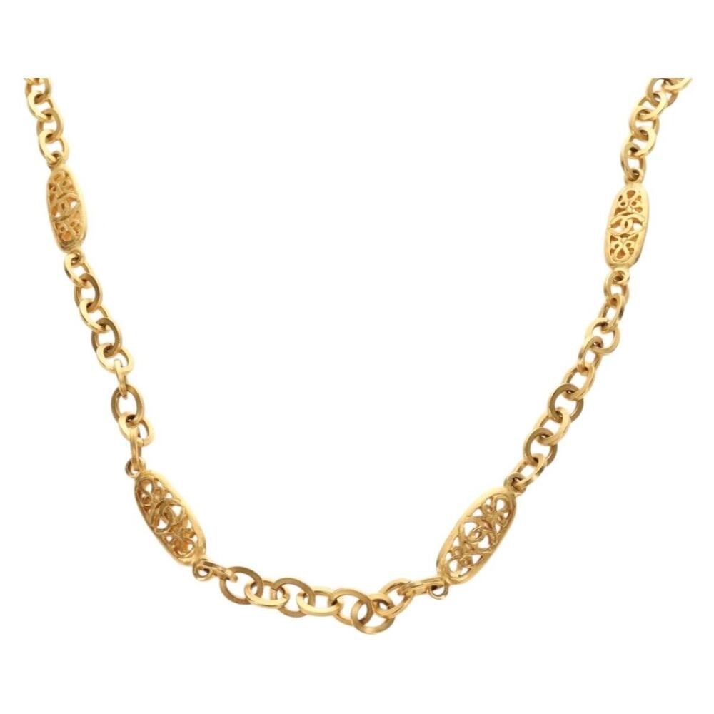 Chanel CC Necklace Gold